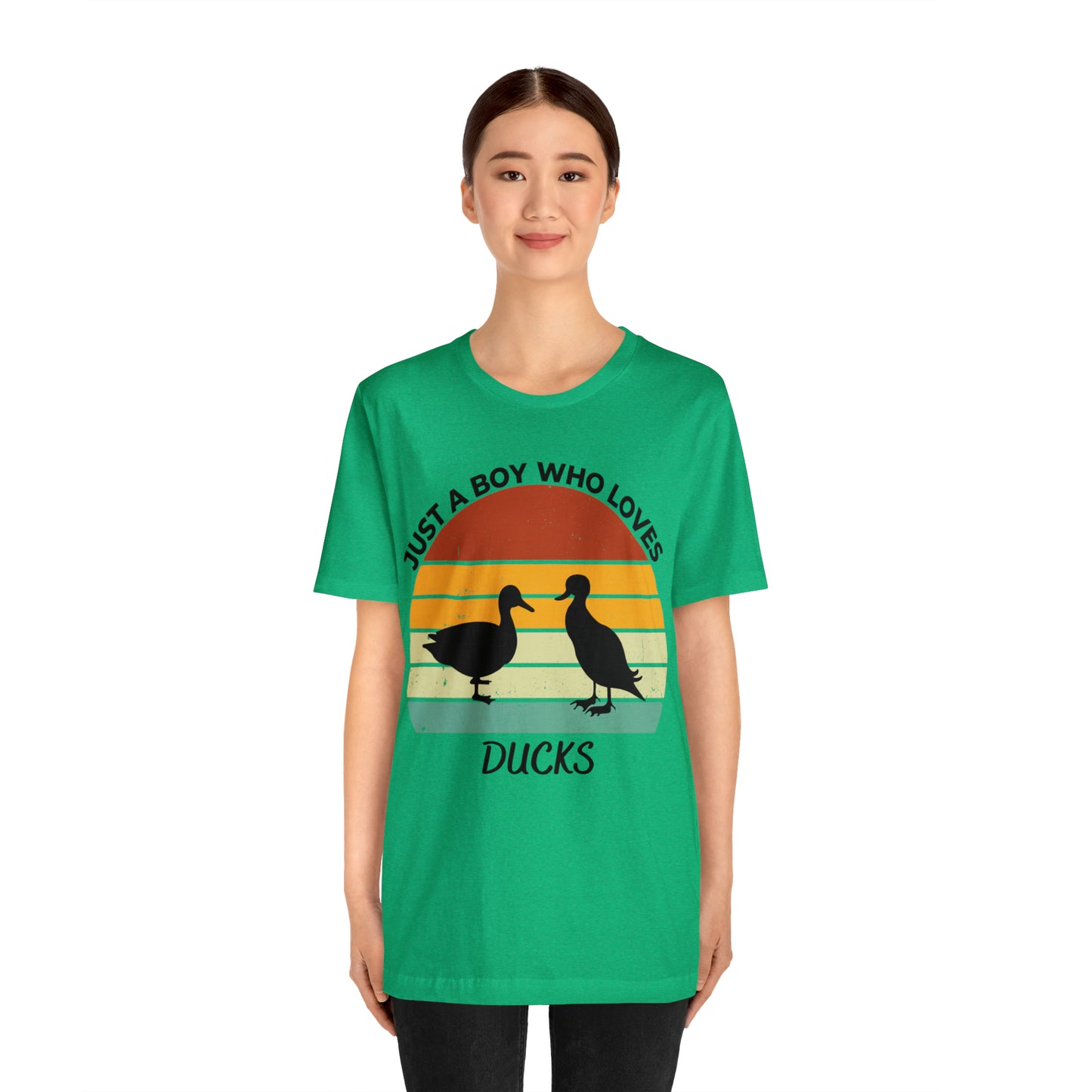 Just a Boy Who Loves Ducks Short Sleeve Tee