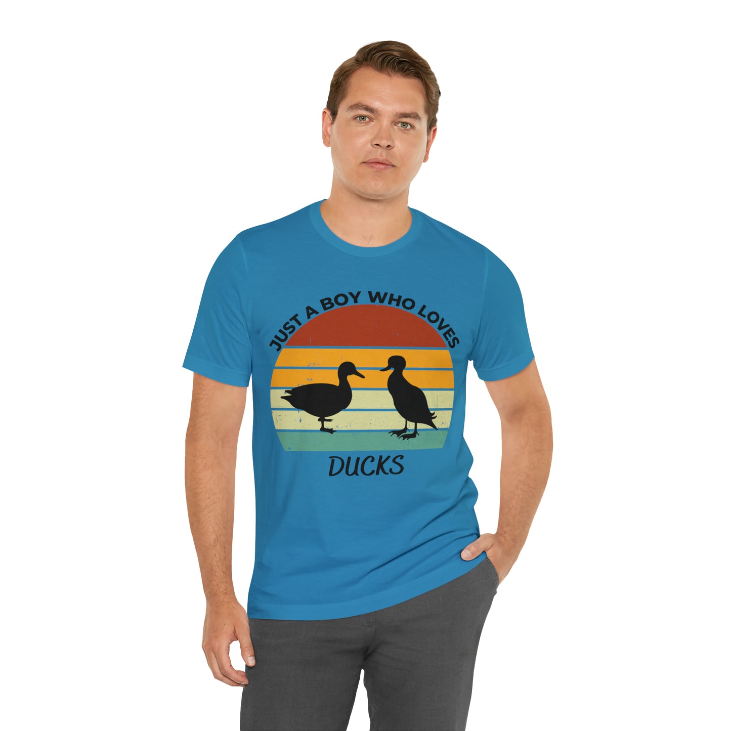 Just a Boy Who Loves Ducks Short Sleeve Tee