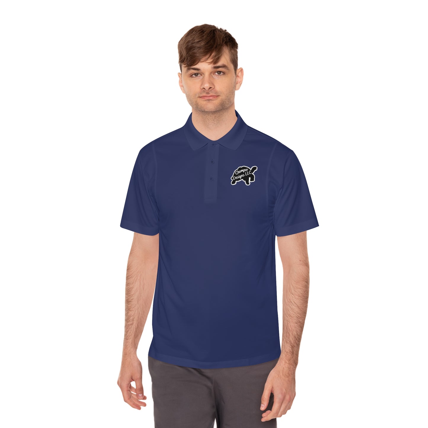 Chomper Designs Logo wear Men's Sport Polo Shirt