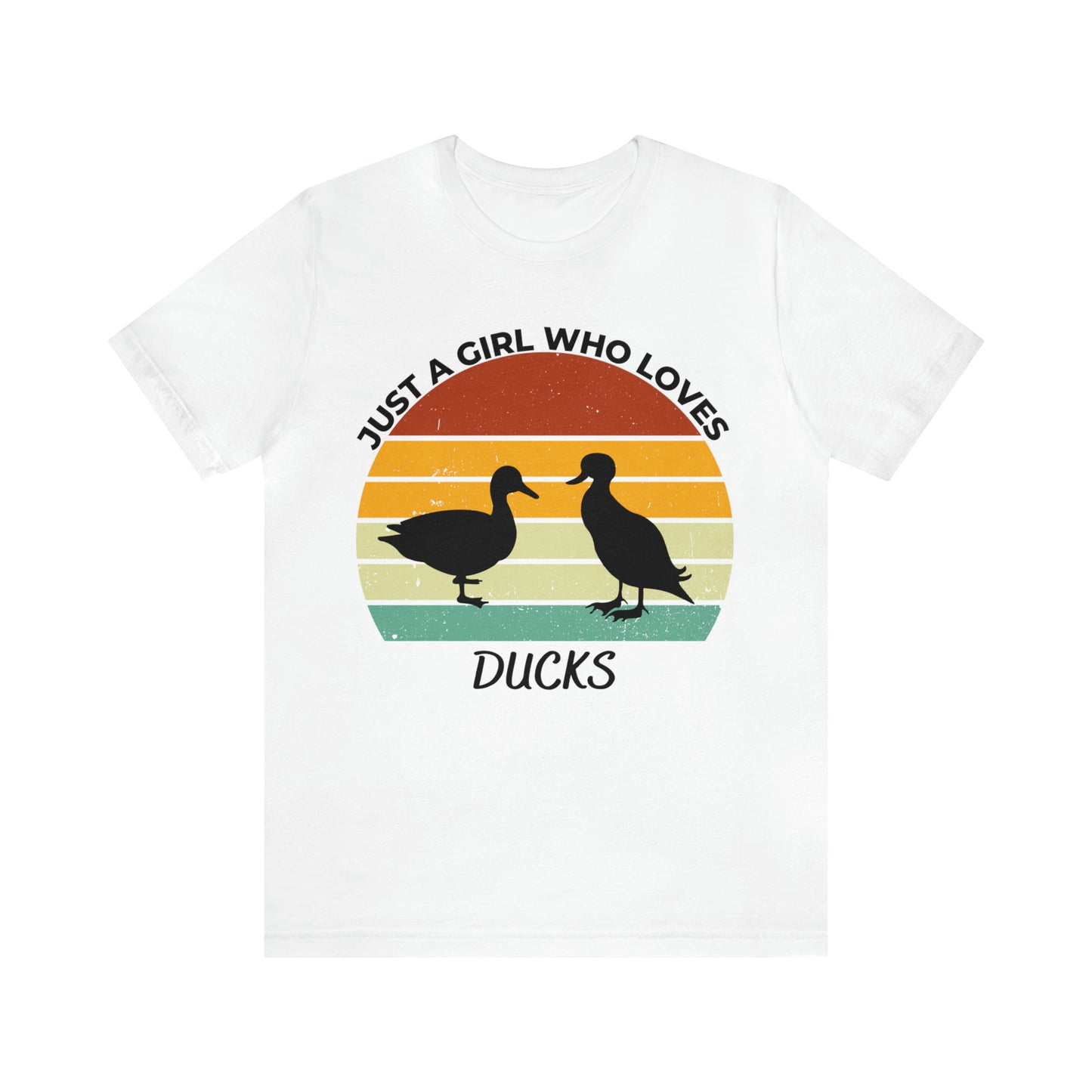 Just a Girl Who Loves Ducks Short Sleeve Tee